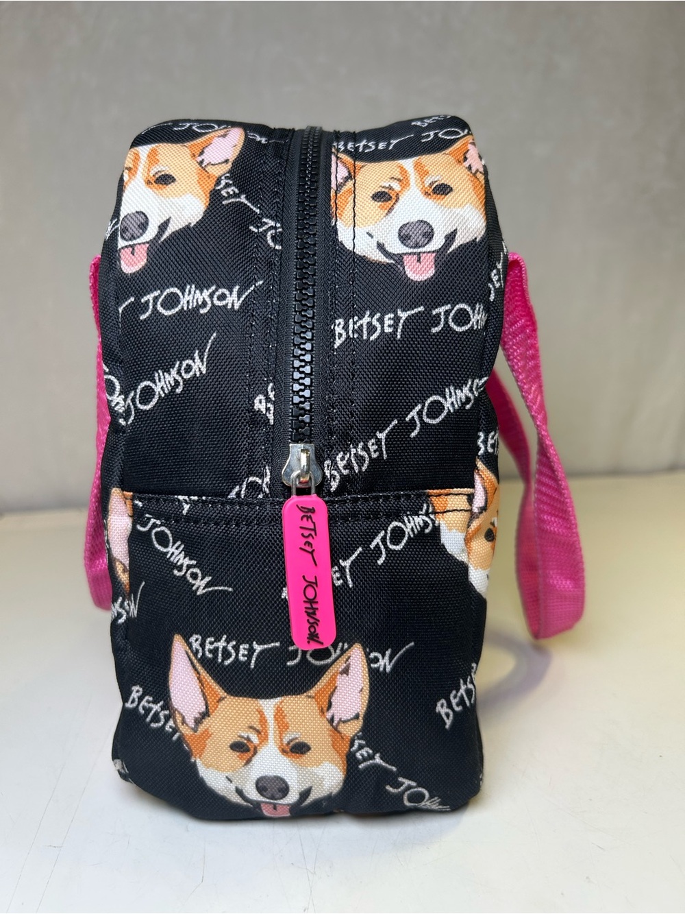 Betsey Johnson Insulated Lunch Tote Cooler Bag Corgi Dog Print - Picture 4 of 12